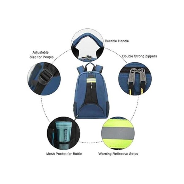 Mochila de herramientas de tela Oxford 1680D resistente_3