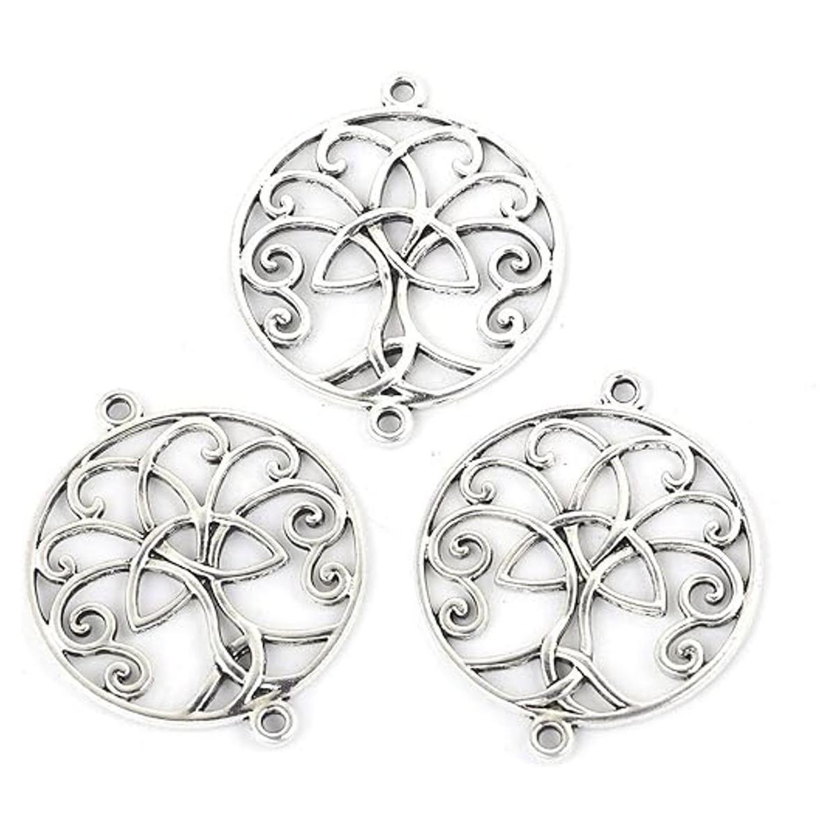 Conectores grandes de estilo bohemio y elegante paquete
