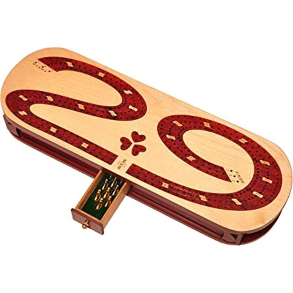 Palm Royal Handicrafts Tablero de madera de 3 pistas con