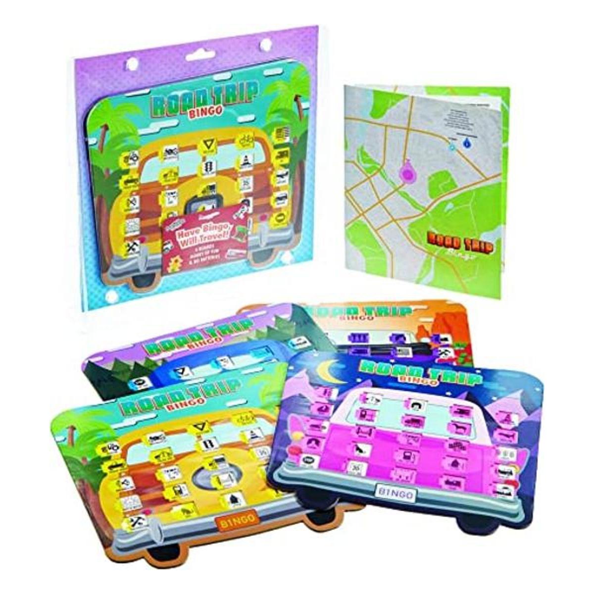 Bingo de viaje por carretera Juego de bingo de viaje por