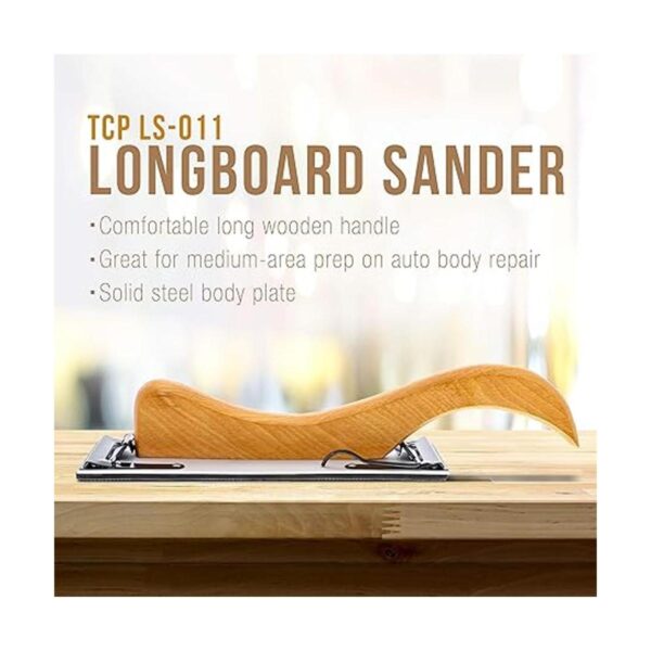 TCP Global Lijadora de longboard mango de madera para_2