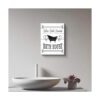 Arte de pared de baño decoración de pared de baño_4