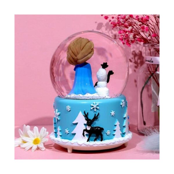 VECU Globo de nieve con música para niños 3.5 pulgadas