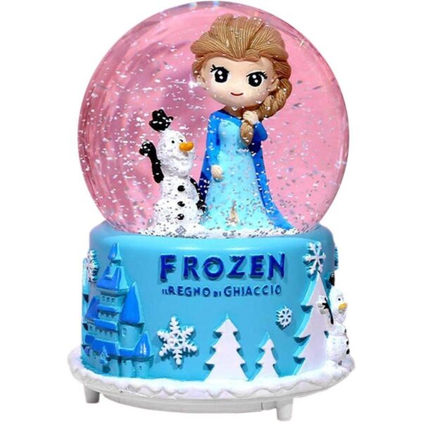 VECU Globo de nieve con música para niños 3.5 pulgadas