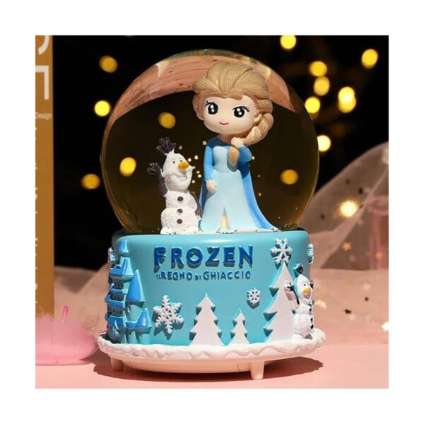 VECU Globo de nieve con música para niños 3.5 pulgadas