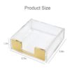 MultiBey Dispensador de bloc de notas adhesivas dorado_2