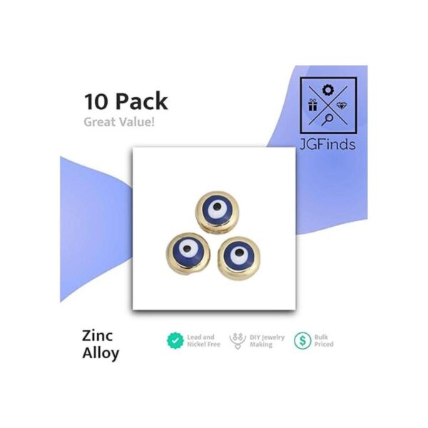 Dijes espaciadores para el mal de ojo paquete de 10 con_2