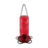 Urban Deco Comedero para colibríes de vidrio rojo para_1