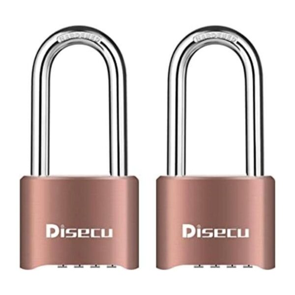 Disecu Candado de combinación resistente de 4 dígitos de_1