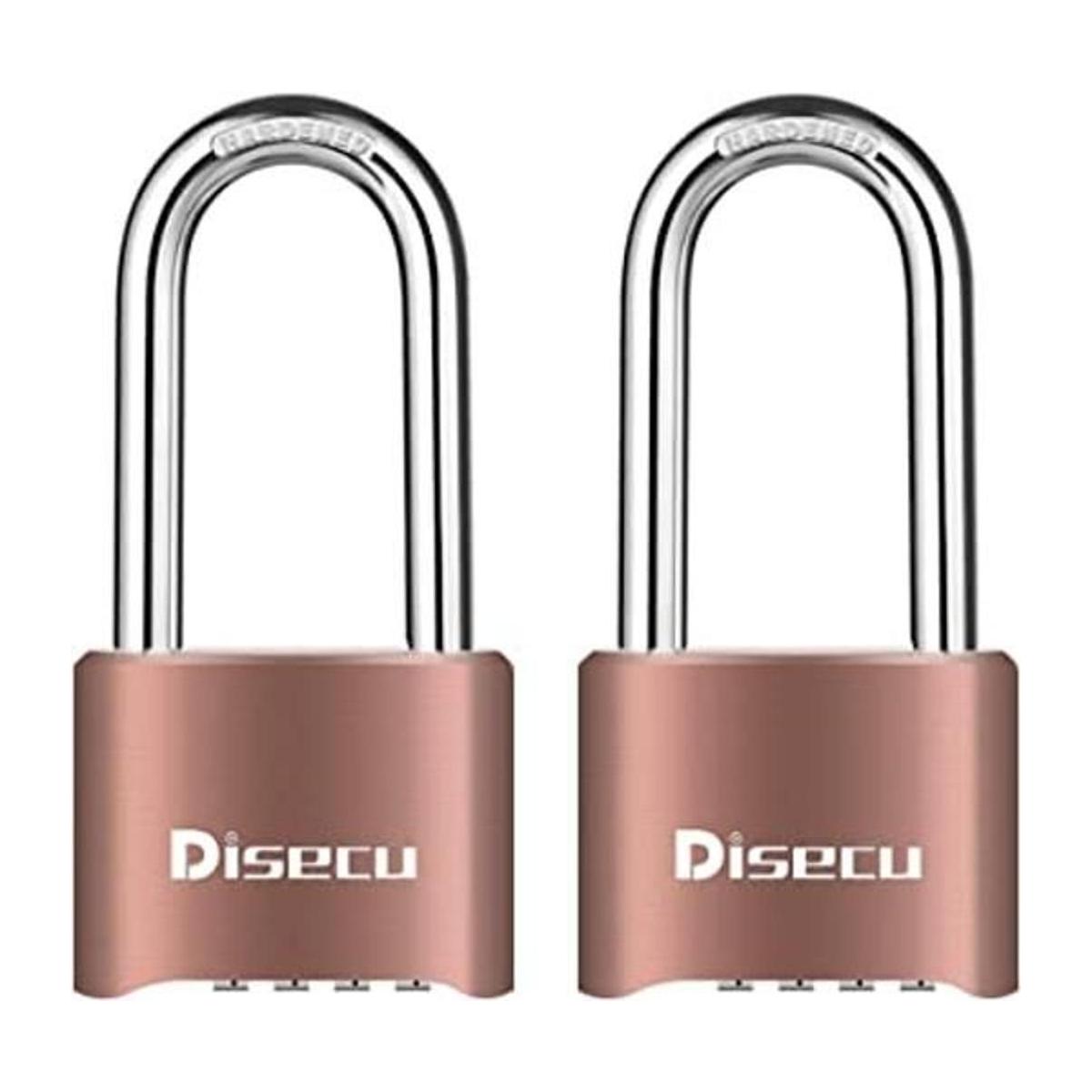 Disecu Candado de combinación resistente de 4 dígitos de