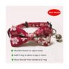 PETFAVORITES Breakaway Bowtie Collar de gato con campana