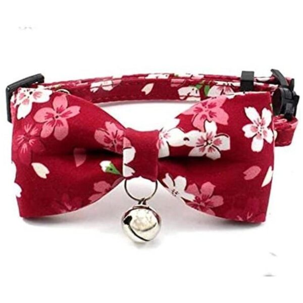 PETFAVORITES Breakaway Bowtie Collar de gato con campana