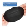 Tvoip 100 fundas negras no tejidas para auriculares_4