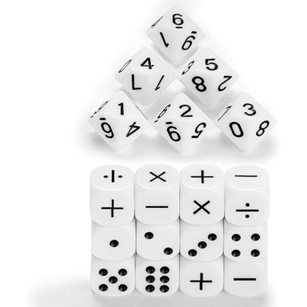 Juego de dados de enseñanza de 18 piezas incluye dados de_1