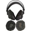 Tvoip 100 fundas negras no tejidas para auriculares_1