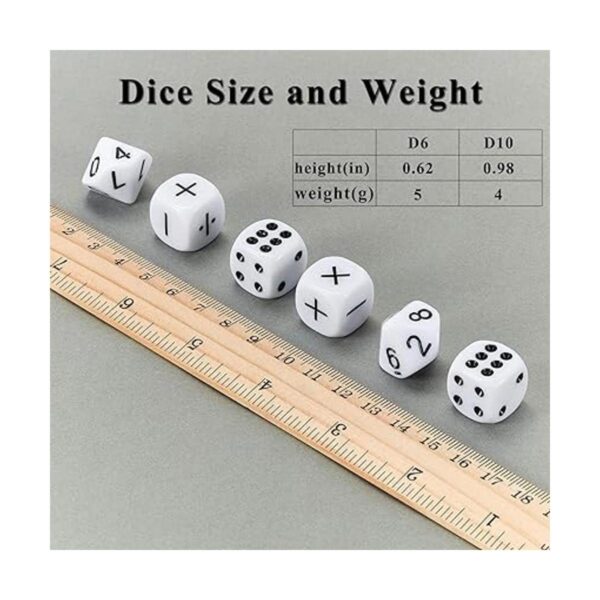 Juego de dados de enseñanza de 18 piezas incluye dados de_2