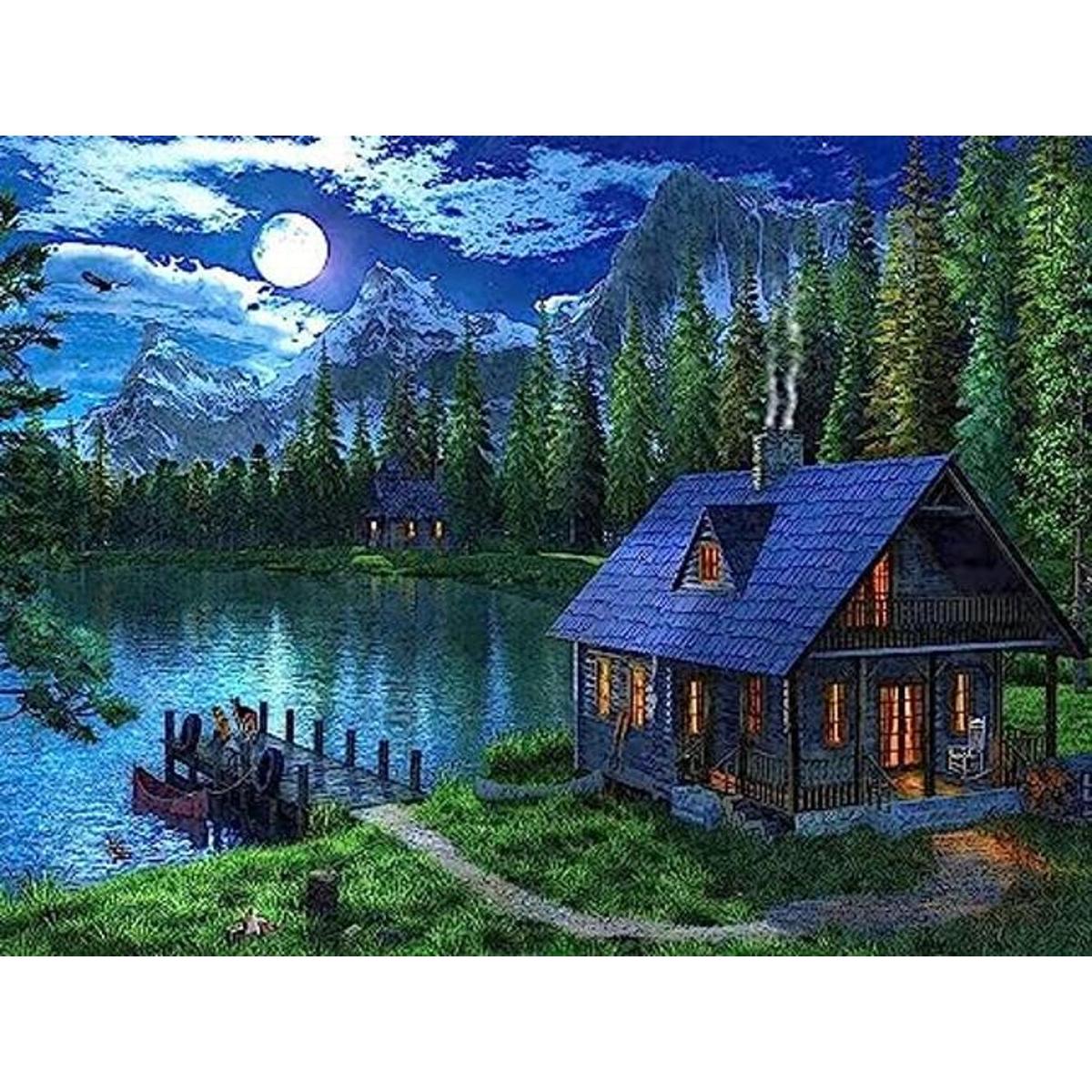 SKRYUIE DIY 5D pintura de diamantes por números kits casa