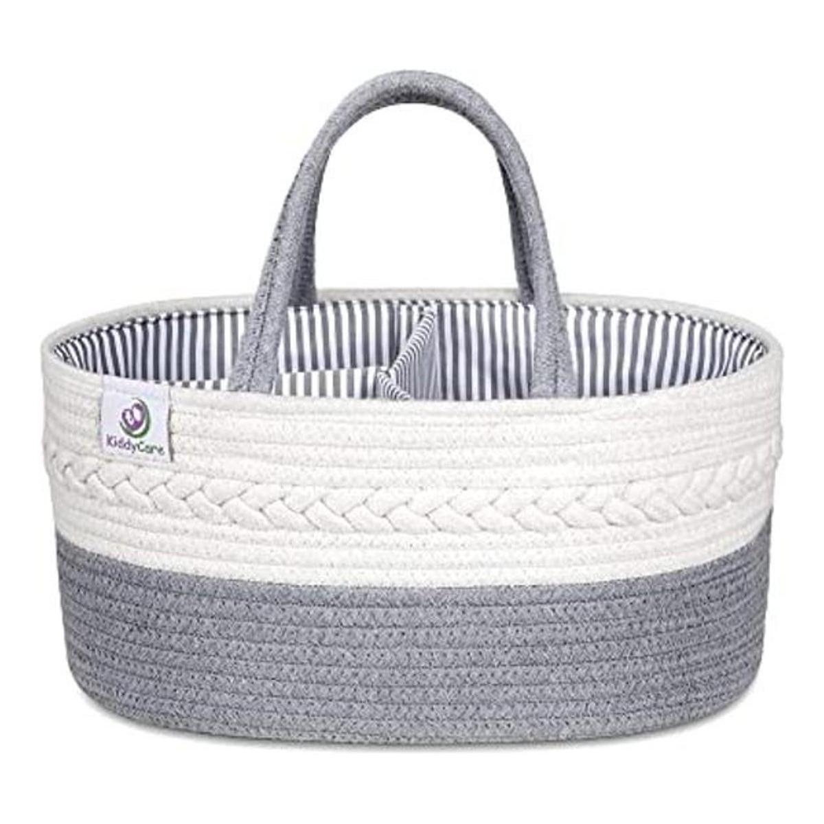 Kiddycare Organizador de pañales gris tamaño regular