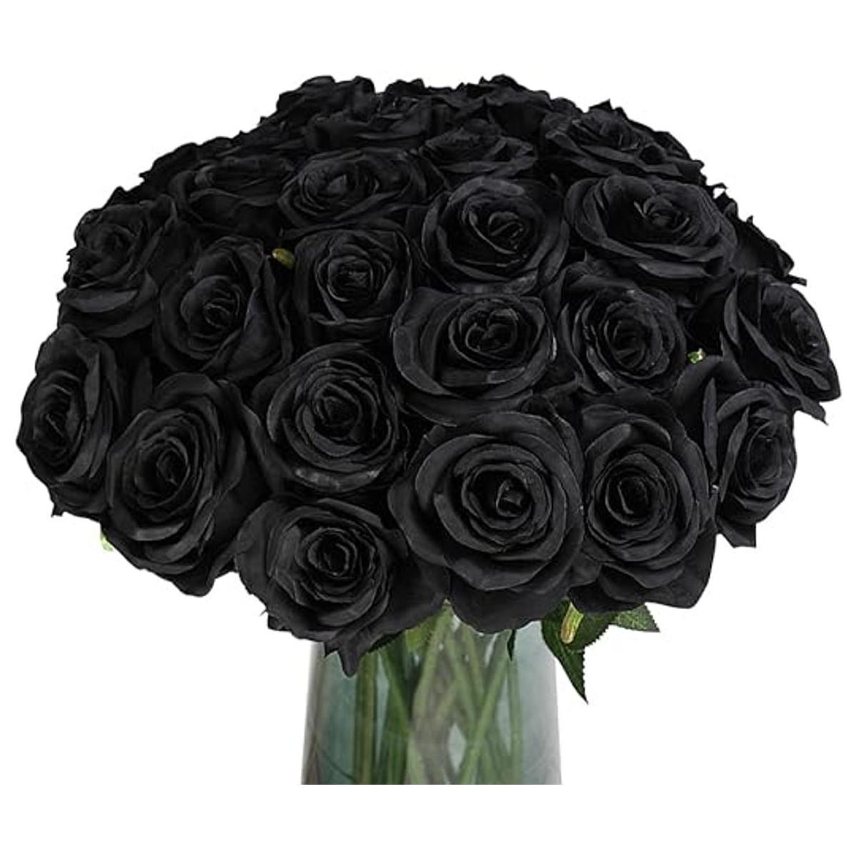 Veryhome Ramo de flores artificiales de seda con