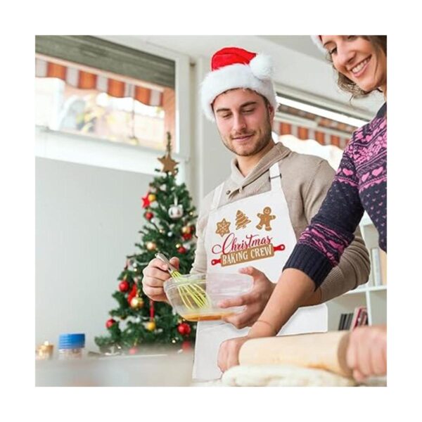 Saukore Divertido delantal de hornear de Navidad para