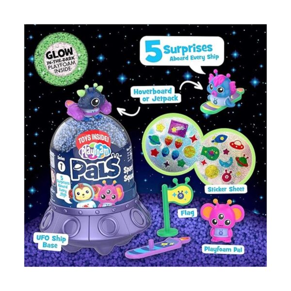 Educational Insights Playfoam Pals Space Squad Paquete de_6