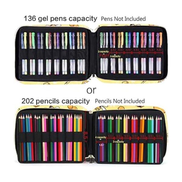 Estuche para lápices de colores con 202 lápices 136_6