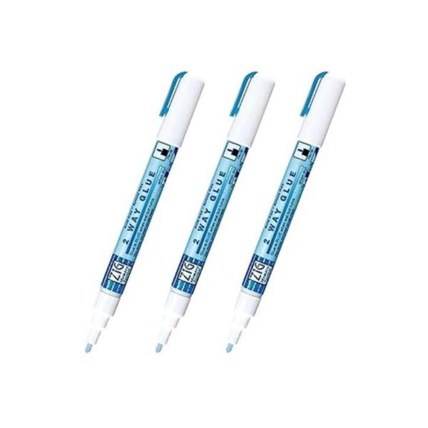 Kuretake Zig 2 Way Glue 2mm Fine Tip 3 pcs Set_1