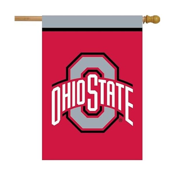 Bandera de Ohio State Buckeyes House con licencia NCAA de_3