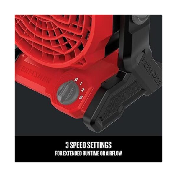 CRAFTSMAN Ventilador inalámbrico de 20 V MAX solo_5