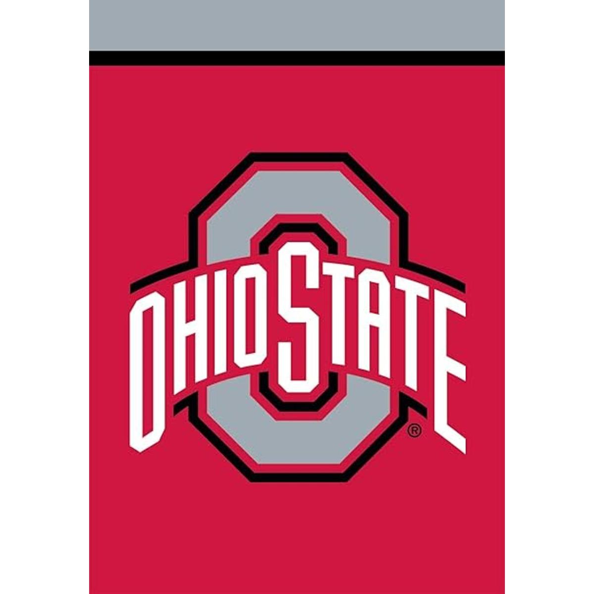 Bandera de Ohio State Buckeyes House con licencia NCAA de