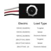 Control de luz ocular con cable duro para exteriores con_5