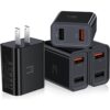 Cargador USB Fast Charge 3.0 Pofesun 4 unidades de 30 W_1