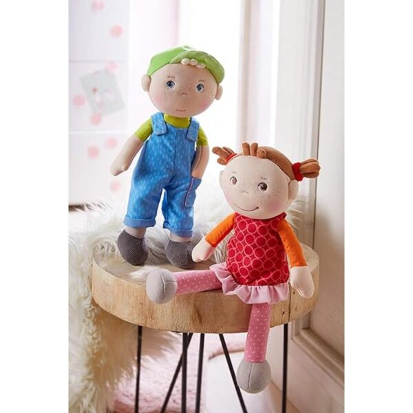 HABA Snug Up Muñeca suave de 10 pulgadas con cabello_2