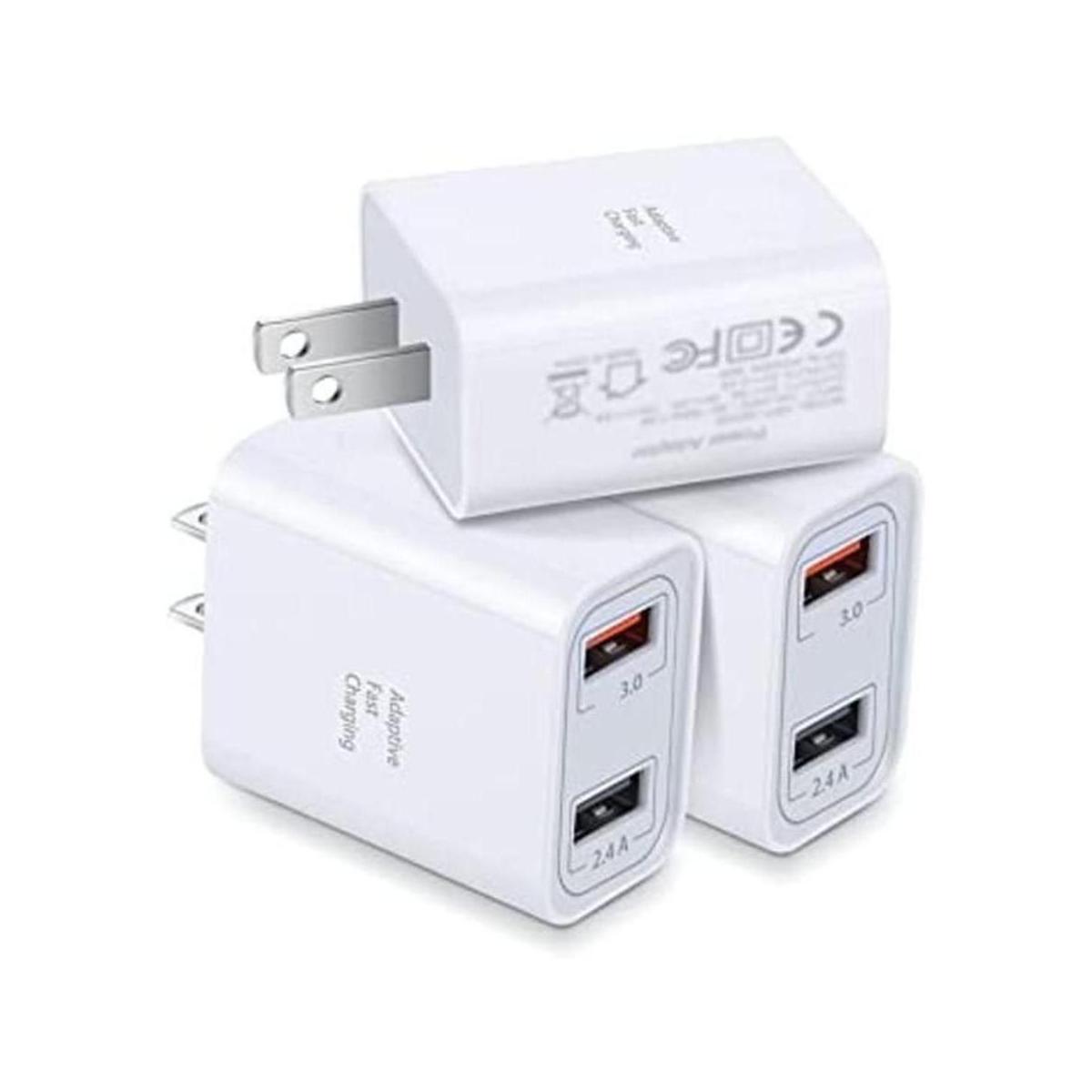 Costyle Cargador de pared USB paquete de 3 unidades de