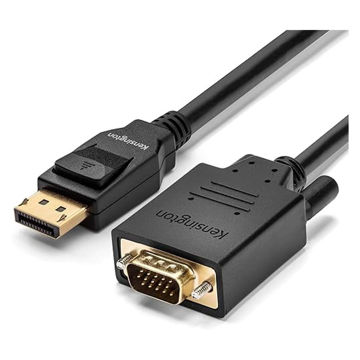 Kensington DisplayPort to VGA Cable Support up to 1080P