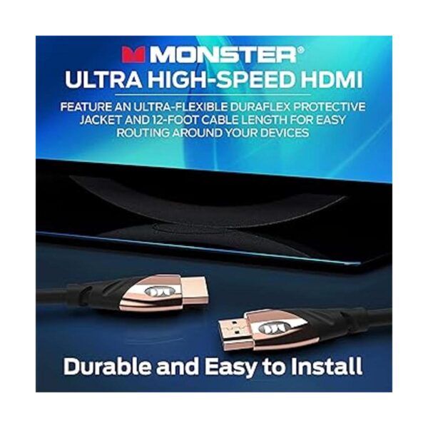 Monster Cable HDMI 4K HDMI de ultra alta velocidad oro_3