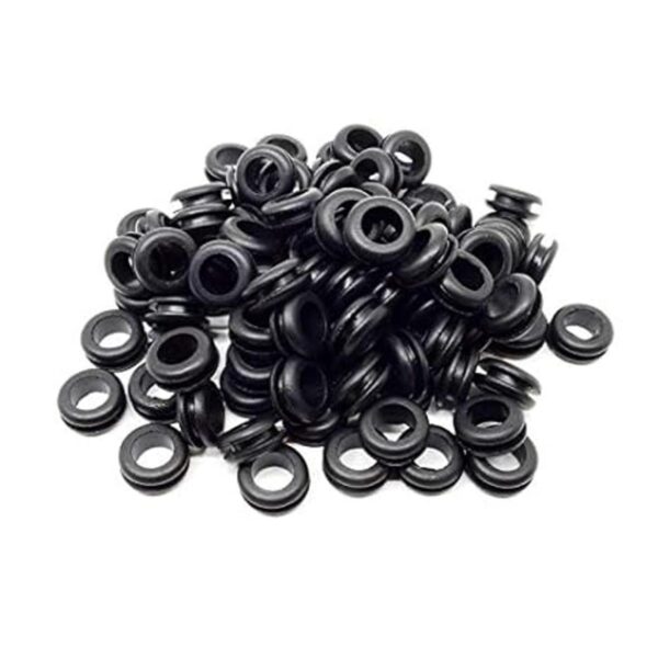 Pkg of 24 Black SBR Rubber Pushin Grommet Inner Diameter_3