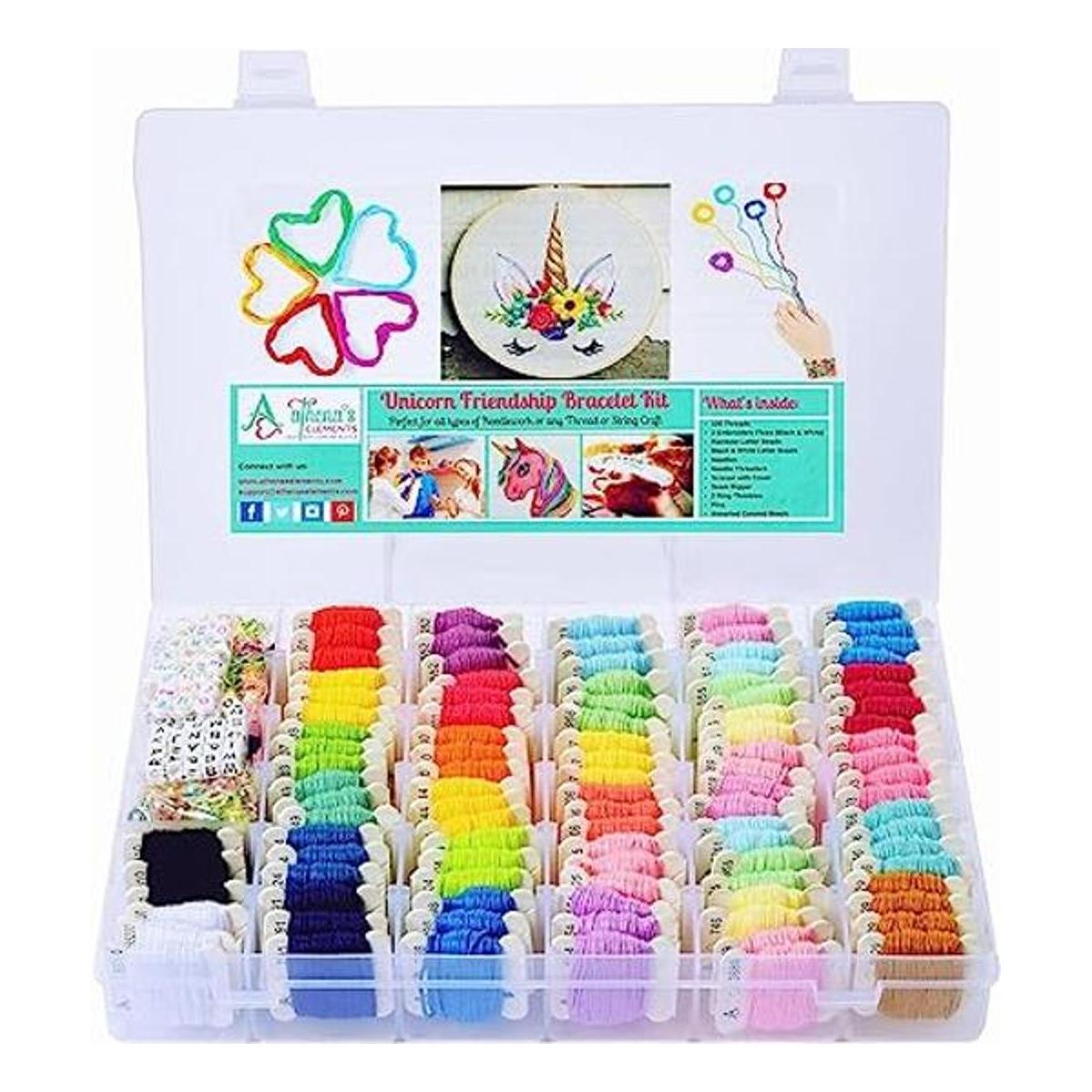 Kit de cuerda de pulsera de amistad de hilo de bordar 276
