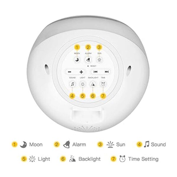 ICODE Reloj despertador para niños entrenador de sueño_2