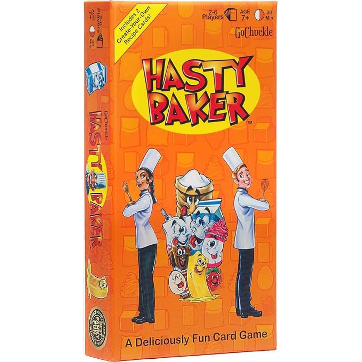 Hasty Baker Juego de cartas familiares ganador del juego