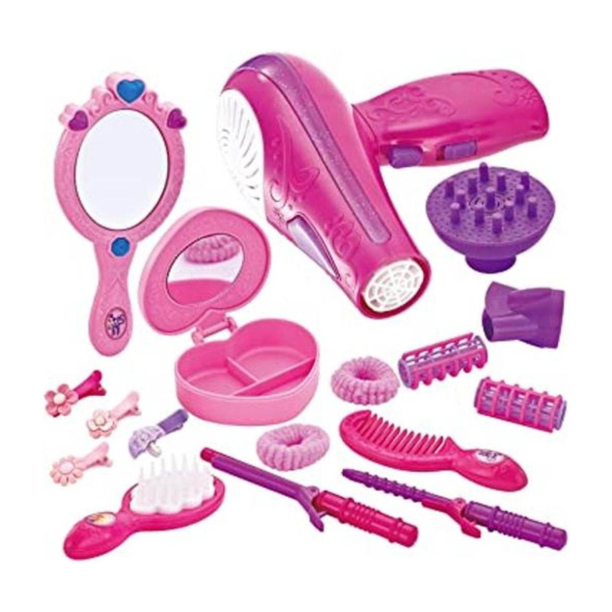 JOYIN Juego de 17 piezas de salón de belleza para niñas
