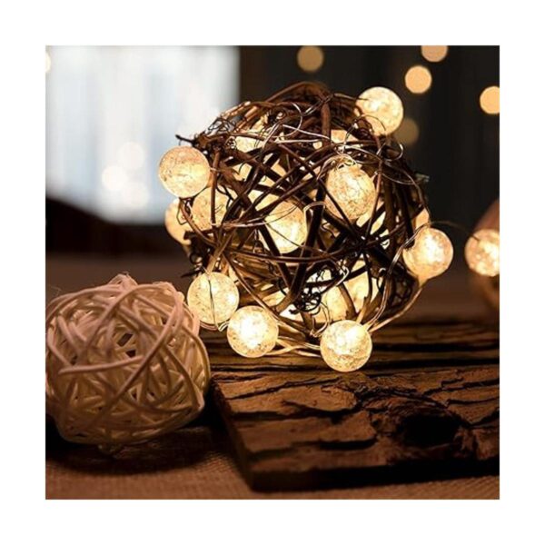 HuTools Tira de luces de globo luces de Navidad luces