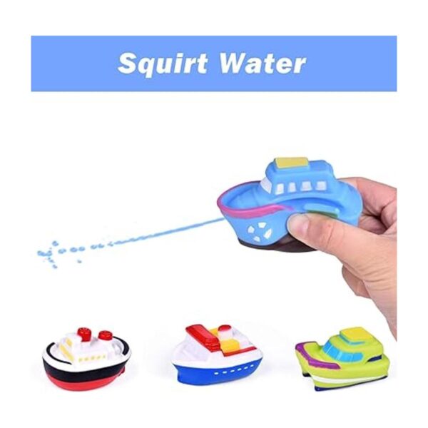 Juguetes divertidos para el baño de barco con juguetes