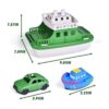 Juguetes divertidos para el baño de barco con juguetes