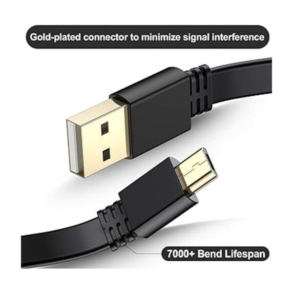 Itramax Micro USB Power Cable 30 FT 2 PackFlat Micro
