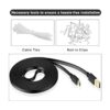 Itramax Micro USB Power Cable 30 FT 2 PackFlat Micro