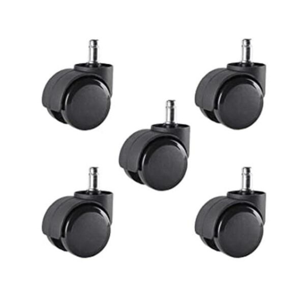 DGQ Juego de 5 ruedas de silla de oficina de 5 pulgadas de_1
