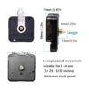 NonTicking Hands Quartz DIY Wall Clock Movement Mechanism