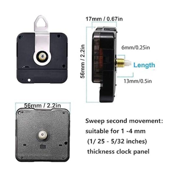 NonTicking Hands Quartz DIY Wall Clock Movement Mechanism