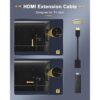 HDMI Extension Cable Extractme 2Pack High Speed HDMI Male_2